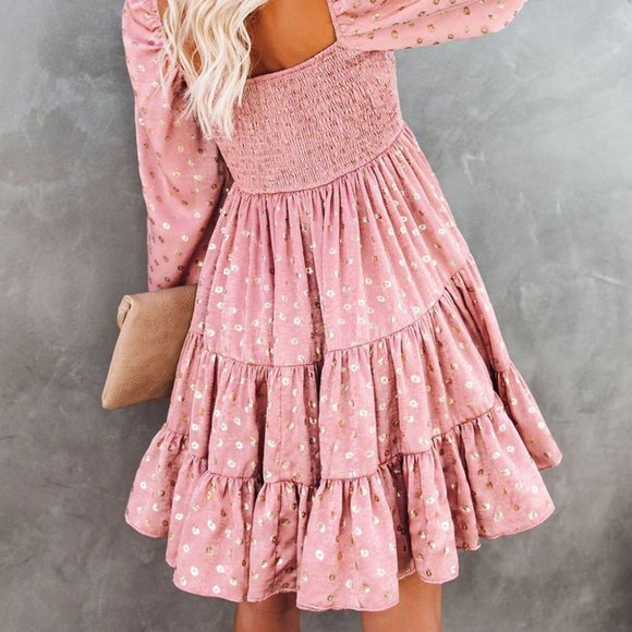 Holiday Pink Ruffle Long Sleeve- XL NWOT - Picture 8 of 9